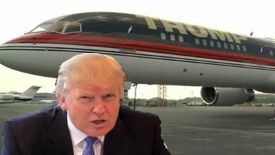 Emergency landing of the plane carrying Trump