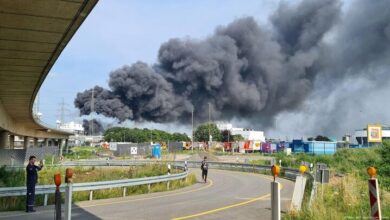 Explosion and fire in a factory in Germany