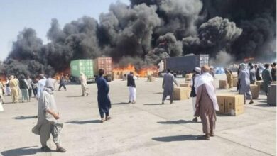 Fire in Islam Customs; Iran’s fire department came into action from the Dogharon border