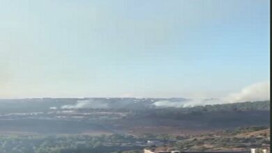 Firing 20 rockets from southern Lebanon to the occupied Safad + video