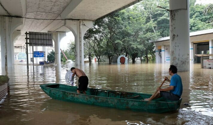 Floods in China/ 50 people have been killed and 15 are missing