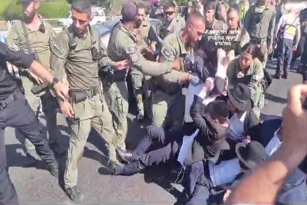 Haredi once again clashed with the police