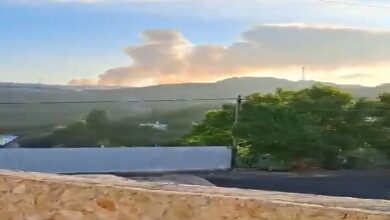 Hizbullah set fire to the “506” base of the invaders in Miron + video