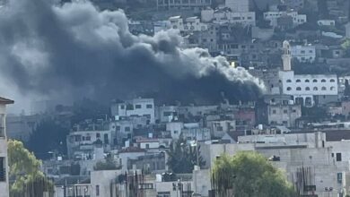 Israeli drone attack on a car in Jenin