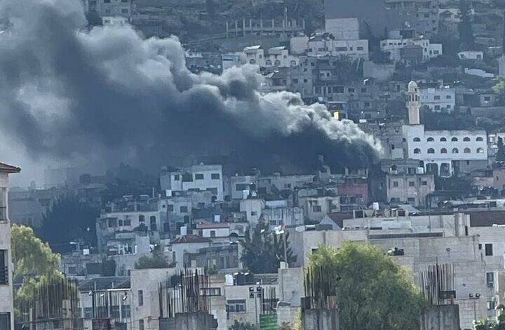 Israeli drone attack on a car in Jenin