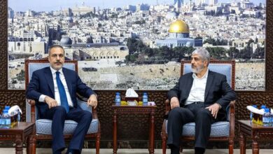 “Khaled Meshaal” was introduced as the head of the new political office of Hamas