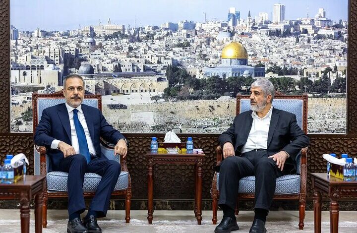 “Khaled Meshaal” was introduced as the head of the new political office of Hamas