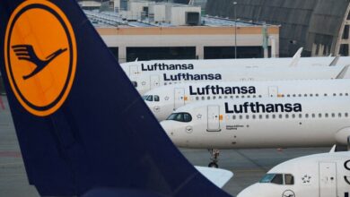 Lufthansa suspended flights to several destinations in the Middle East