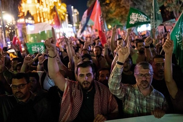 Mass demonstrations in “Istanbul” condemning the assassination of martyr Ismail Haniyeh