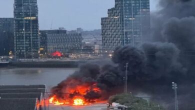 Massive explosion in East London