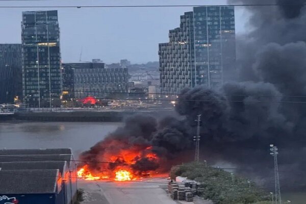 Massive explosion in East London