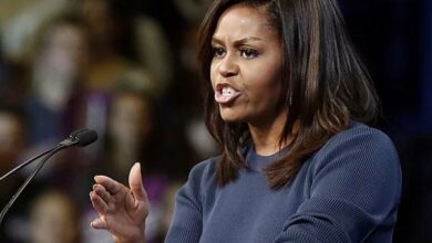 Michelle Obama speaks at the Democratic National Convention