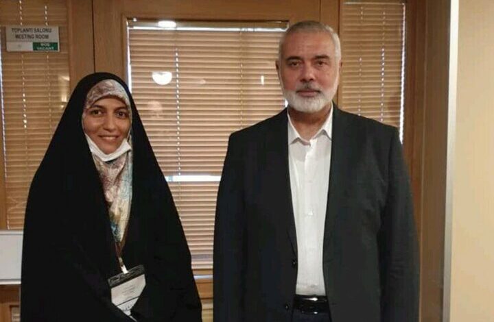 Narration of the international activist woman from the meeting with Martyr Ismail Haniyeh