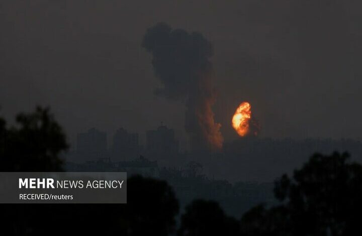 Occupiers’ attack on the center of Gaza/ 20 Palestinians were martyred and dozens were injured