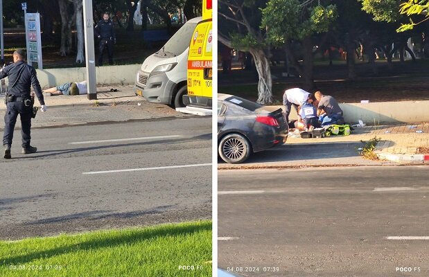 Pictures of the site of the anti-Zionist operation in the south of Tel Aviv