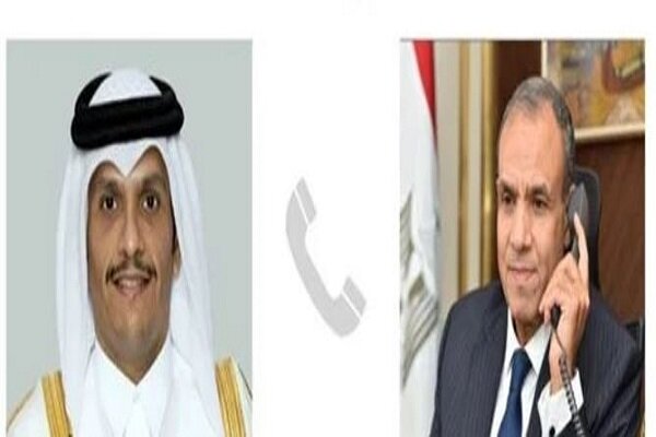 Telephone consultation between the Ministries of Foreign Affairs of Egypt and Qatar about developments in the region