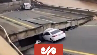 The collapse of a bridge after a flood claimed a victim in Saudi Arabia