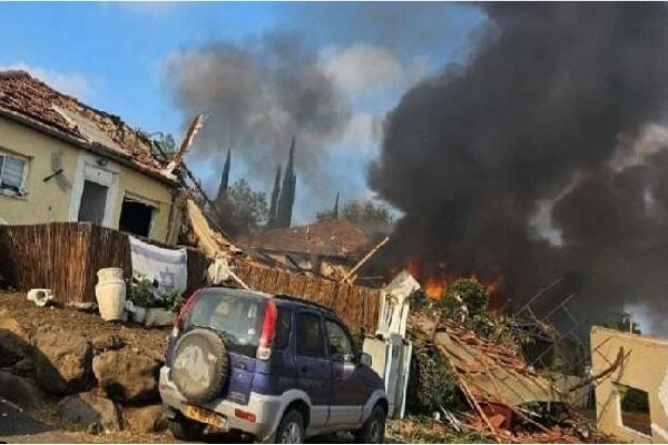 The fire of Hezbollah’s rockets engulfed “Katsarin”.