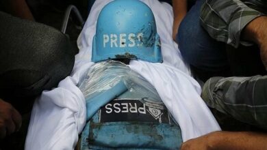 The martyrdom of another journalist in Gaza