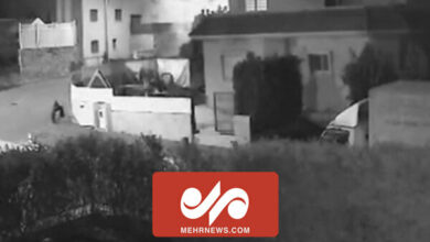 The moment the rockets hit a building in Kiryat Shmona