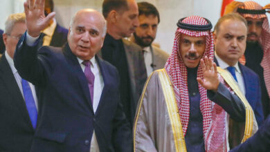 The Saudi Foreign Minister went to Baghdad/meeting with the Iraqi Prime Minister