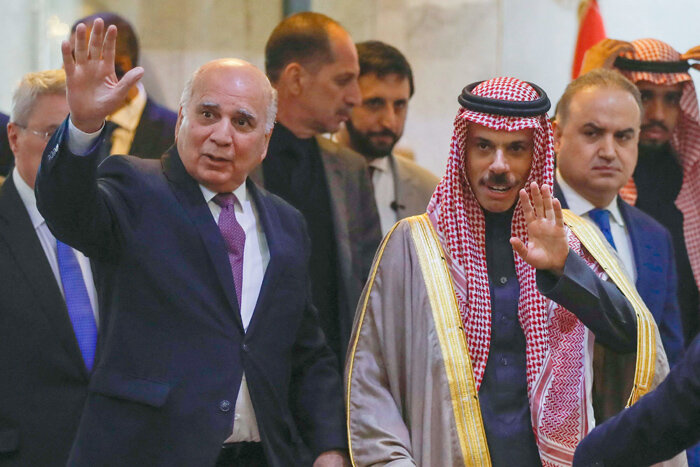 The Saudi Foreign Minister went to Baghdad/meeting with the Iraqi Prime Minister