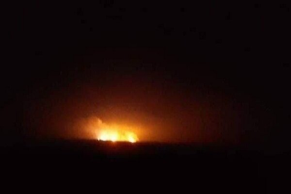 The Zionist regime’s air attack on a military airport in Syria + video