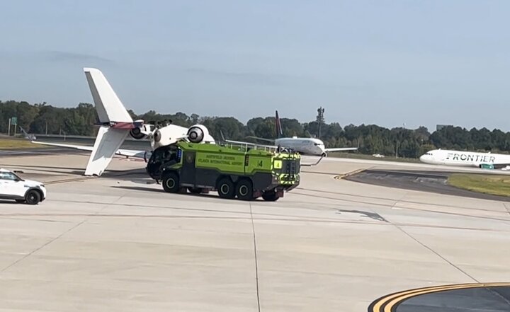 2 planes collided in Atlanta, USA