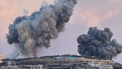 Bombardment of Lebanese residential areas by Zionist fighters