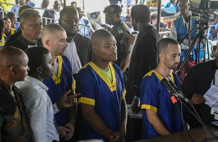 Congolese military court sentenced 2 Americans to death