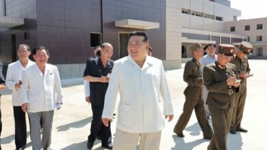 Kim’s visit to the construction site of the new North Korean naval base