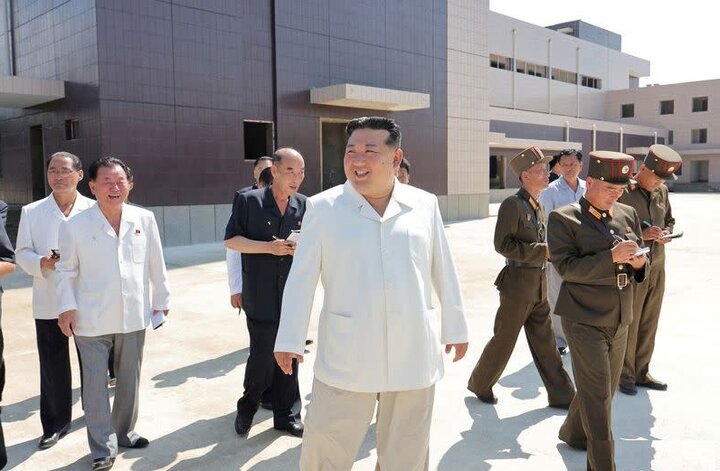 Kim’s visit to the construction site of the new North Korean naval base