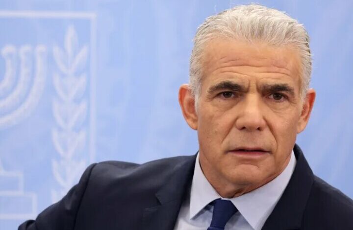 Lapid called for a general strike in the occupied territories