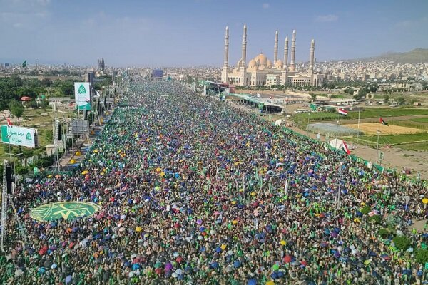 March of millions of Yemeni people on the occasion of the birth of the Holy Prophet (PBUH) + video