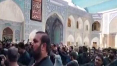 Mass mourning of Pakistani pilgrims in the shrine of Hazrat Masoumeh (PBUH)