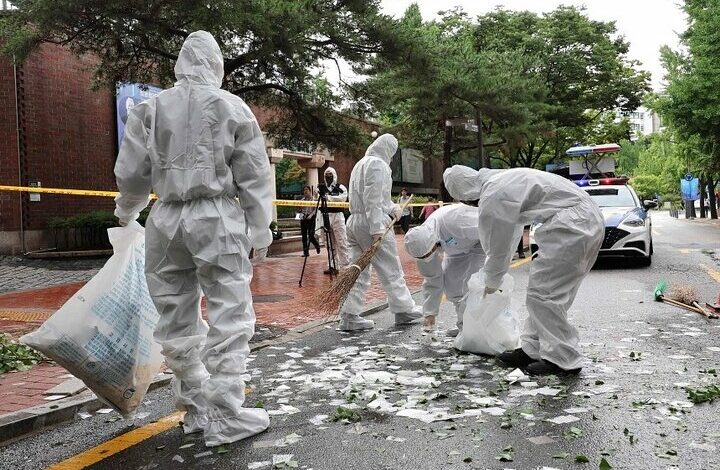 Pyongyang sent more than 900 garbage balloons towards Seoul in the last 3 days