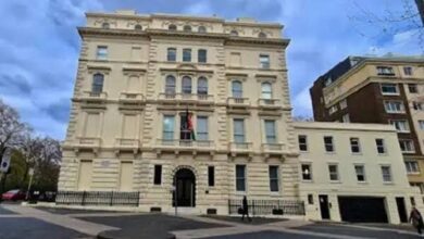 The Afghan embassy in London will be closed in 18 days