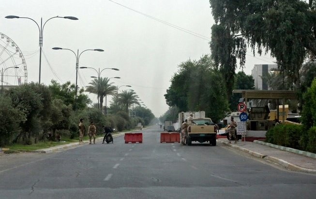 The American diplomatic center in Baghdad was targeted