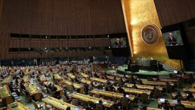 The beginning of the meetings of the United Nations General Assembly/granting an official seat to Palestine