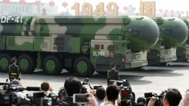 The Chinese military tested an intercontinental ballistic missile