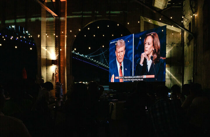 The last debate a few days before the big election/Harris accepted CNN’s invitation