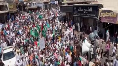 The march of Jordanians condemning the assassination of Seyed Hassan Nasrallah and supporting Gaza