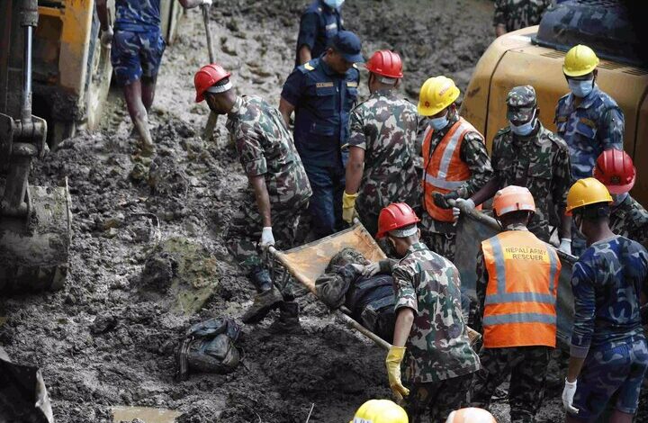 The number of victims and missing people of Nepal flood reached more than 200 people