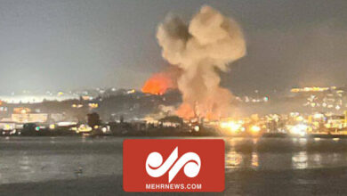 The video of the barbaric bombardment of the Zionist regime in the southern suburbs of Beirut