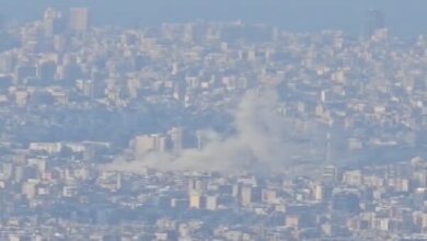 The Zionist regime’s air attack on the southern suburbs of Beirut + video