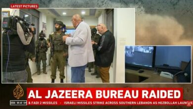 The Zionists blinded the eyes and ears of Al Jazeera in Ramallah too! + Video