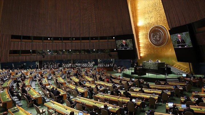 Voting in the United Nations about the end of the occupation of Palestinian lands