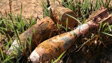 World War II bomb discovery in Dubna river, Russia