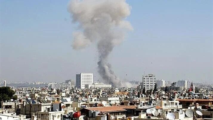 A loud explosion was heard around Damascus