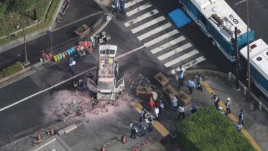 Attack on the headquarters of the ruling party and the office of the Prime Minister of Japan